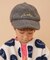 ボア刺繍ロゴCAP