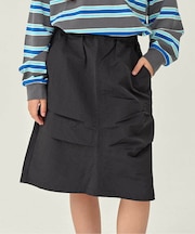 WEB限定 KUDOZ.B シャカシャカナイロンスカート 6分丈