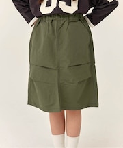 WEB限定  KUDOZ.B シャカシャカナイロンスカート  6分丈