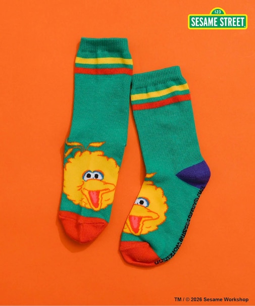 【リンク】SESAME STREET フェイスモチーフソック