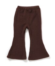ベロアフレアパンツ（セットアップ可）  10分丈