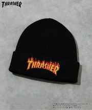 THRASHER ロゴニット帽