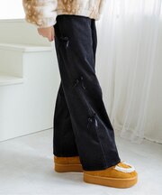コーデュロイりぼんパンツ
