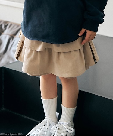 サイドラインティアードキュロット