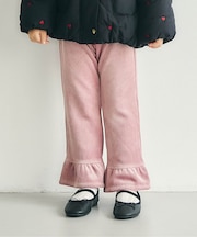 マシュマロブランケットパンツ/フレアフリル 10分丈