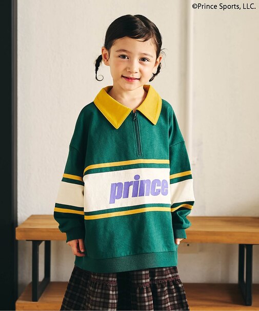 【リンク】【Prince】 apres les cours 別注ハーフジップトップス(セットアップ可)