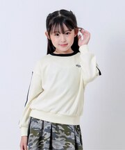 【puchily プチプラライン】ラインスリーブトレーナー