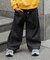 ペイントワイドパンツ  10分丈