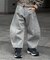 ワイドバレルレッグパンツ  10分丈
