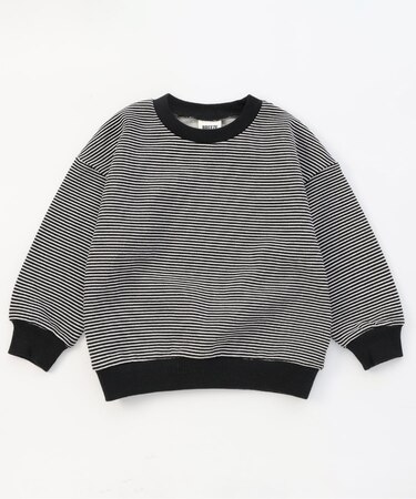 WEB限定 あったか裏起毛 無地&ボーダートレーナー