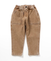 あったかのびのび加工パンツ 10分丈 ストレッチ