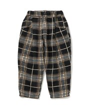 モールチェックパンツ 10分丈