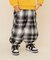 チェックカーゴパンツ  10分丈