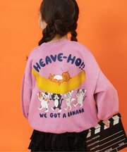 BREEZY CATS バックロゴ転写トレーナー