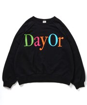 WEB限定 【DayOr】ロゴプリント裏毛トレーナー(大人)