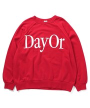 WEB限定 【DayOr】ロゴプリント裏毛トレーナー(大人)