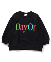 WEB限定 【DayOr】ロゴプリント裏毛トレーナー