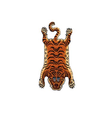 チベタンタイガー ラグ Sサイズ