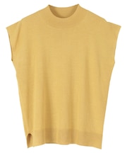 ベーシックフレンチスリーブライトニット