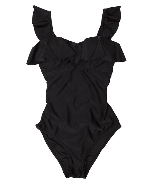 バッククロスフリルワンピース/水着