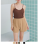 ハイウエストシンプルショートパンツ/水着
