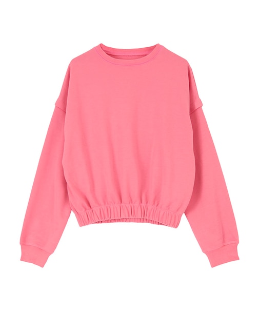 裏毛ショートデザインヨガトップス