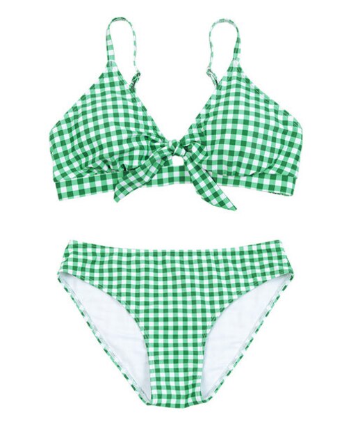 フロントリボン三角ビキニ/水着