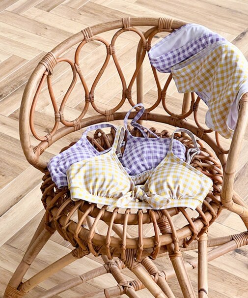 フロントリボン三角ビキニ/水着