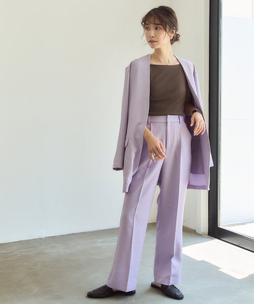 226y*美品 マルティニーク リネンライク ノーカラージャケット. リネンライクノーカラージャケット｜ティティベイトの通販