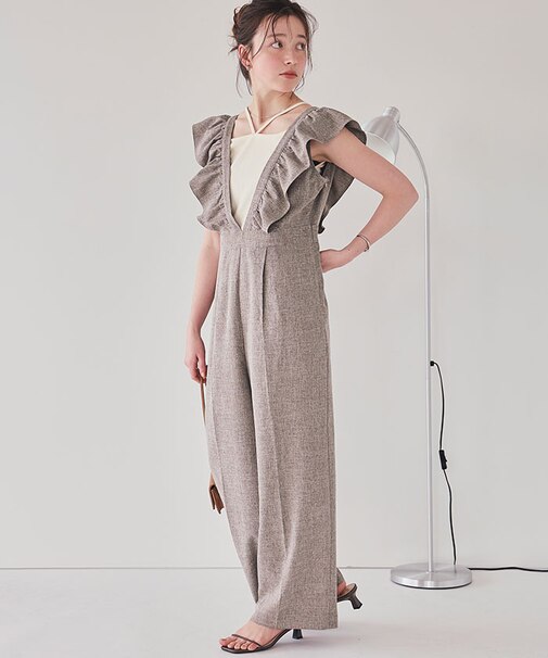 フリルデザインオールインワン