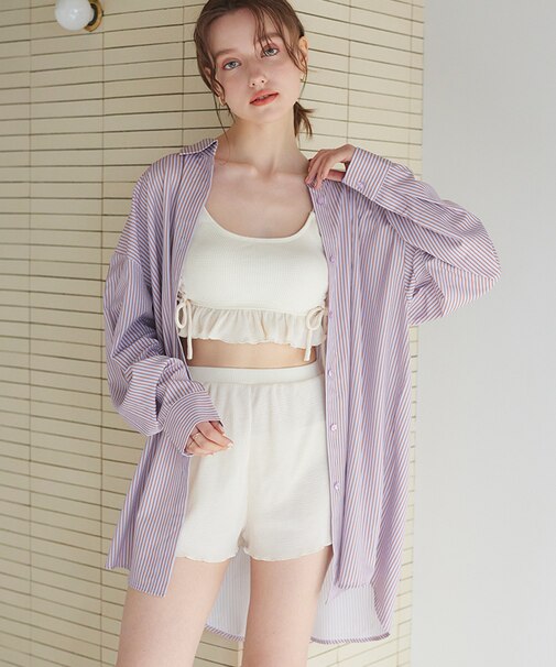 ビッグシルエットシャツ/ラッシュガード