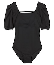 バックオープンパフスリーブワンピース/水着