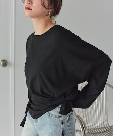 サイドスリットトップス/ラッシュガード