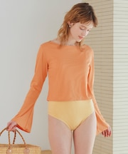 フレアスリーブトップス/ラッシュガード