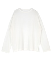 サイドスリットシアーニットプルオーバー