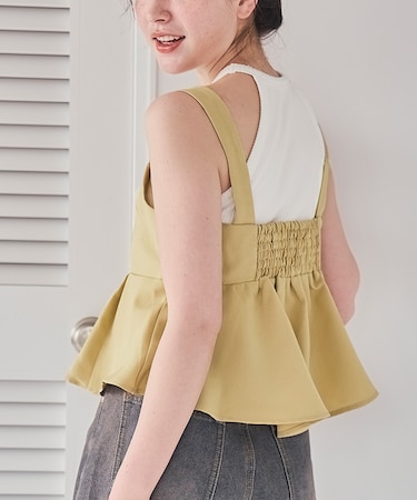 フレアデザインキャミトップス