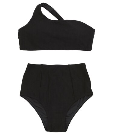 ワンショルダー×ハイウエストビキニ/水着