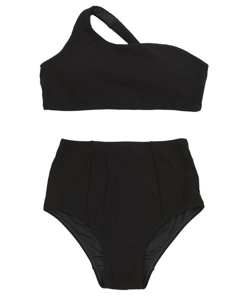 ワンショルダー×ハイウエストビキニ/水着