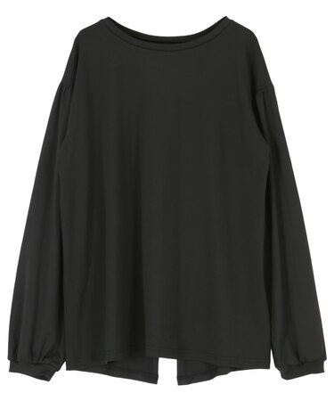 バックスリットボリュームスリーブトップス/ラッシュガード