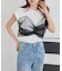 チュールリボンドッキングTシャツ