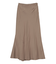 切替デザインサテンスカート