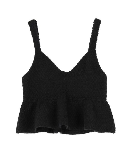 ペプラムニットビスチェ｜ティティベイトの通販｜&mall（アンド