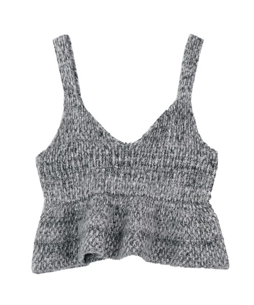 ペプラムニットビスチェ｜ティティベイトの通販｜&mall（アンド