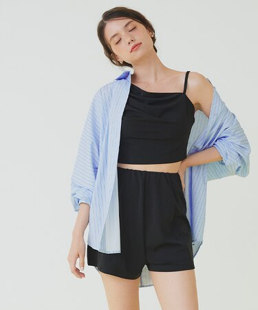 ドルマンオーバーサイズシャツ/ラッシュガード