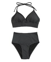 バックリボンホルターネック×ハイウエストビキニ/水着