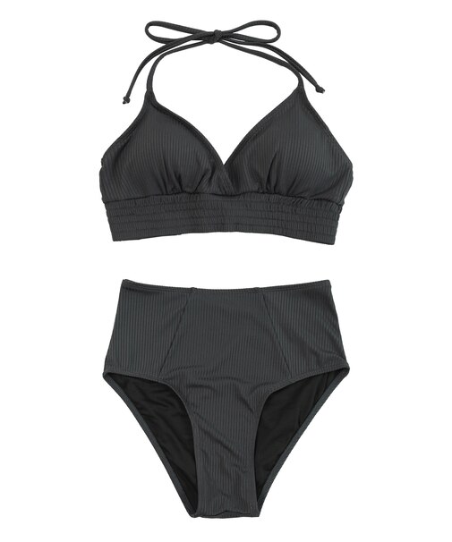 バックリボンホルターネック×ハイウエストビキニ/水着