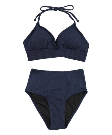 バックリボンホルターネック×ハイウエストビキニ/水着