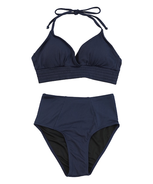 バックリボンホルターネック×ハイウエストビキニ/水着