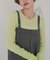 袖シャーリングシアートップス