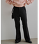 センタープレスフレアパンツ